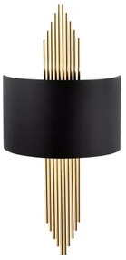 Aplică 1xE27/40W/230V aurie/neagră