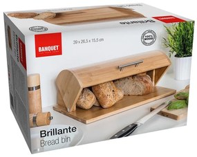 Cutie de pâine Banquet Bamboo BRILLANTE, 39 x 26,5x 15,5 cm