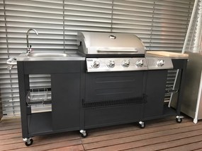 Bucătărie de grădină luxoasă și spațioasă cu grătar pe gaz Avenberg TEXAS