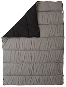 Patura usoara pentru toate anotimpurile 140x200 cm din fibra goala, neagra