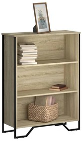 848625 vidaXL Bibliotecă, stejar sonoma, 80x31x106 cm, lemn prelucrat