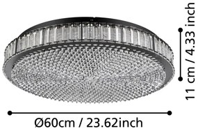 Plafonieră LED dimabilă Eglo 390249 BALPARDA LED/52,4W/230V 4000K