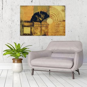 Tablou - Frunza ginkgo (90x60 cm)