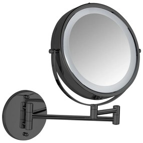 Oglindă cosmetică (mărire 5x) cu led/de mărire ø 25,5 cm Lumi – Wenko