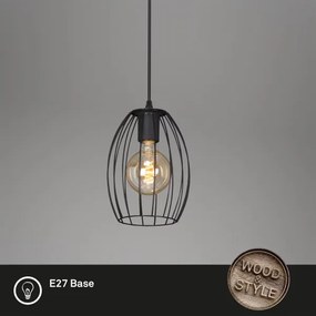 Brilo - Pendul WAKTU pe cablu 1xE27/60W/230V