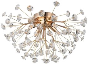 Plafoniera design elegant KATRINA 45cm auriu 64135D GL