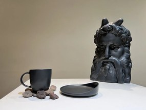 Set 48 Cani mari Vulcano (Negru-Carbon Mat, 380ml)