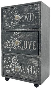 Cutie cu sertare pentru bijuterii JANE, 11x6x19cm