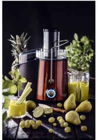 Storcator de fucte si legume Adler AD 4129, 1000/2000W, 2 viteze, 1L, Sistem anti-picurare, Negru/Bronz