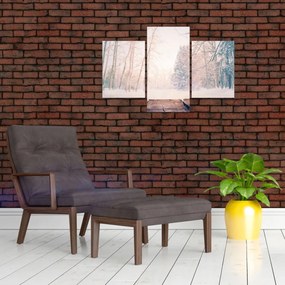 Tablou - Priveliște pădure (90x60 cm)