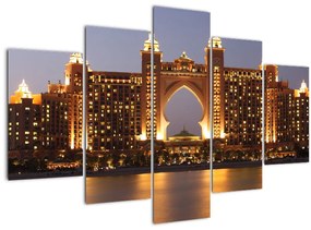 Tablou construcției în Dubai (150x105 cm)