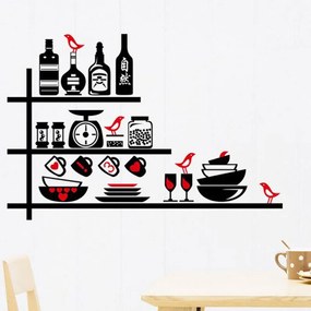 Sticker perete Kitchen Shelves 2