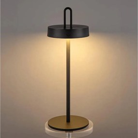 Lampă de masă tactilă LED reîncărcabilă, dimabilă, pentru exterior SHINE LED/1,5W/3,7V 3000 mAh IP44 neagră