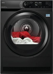 Uscător de rufe AEG TR8394CDE, clasa C, 118 l, 9 kg, afișaj LED, AbsoluteCare, MixDry, Wi-Fi, negru
