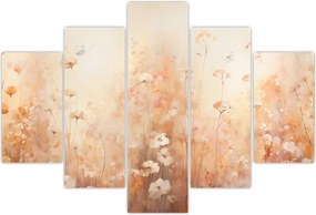 Tablou - Model de flori sălbatice (150x105 cm)