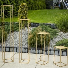 Suport pentru flori 40x24 cm, auriu