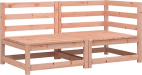 vidaXL Canapea de grădină cu 2 locuri, lemn masiv douglas