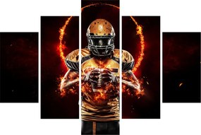 Tablou - Jucător de fotbal american (150x105 cm)
