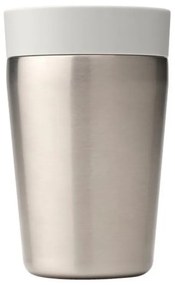 Cana thermos Brabantia Make&Take 1008492, 200 ml, Fara varsare, Fara BPA, Argintiu/Gri