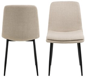 Scaun de dining crem Becca – Actona