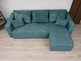 OFERTA Coltar petrol SMART COSARO, reversibil + 2 perne CADOU Calitatea II