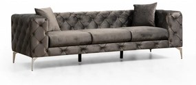 Canapea cu 3 Locuri Como 3 Seater, Antracit