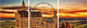 Tablou - Tyskland (cu ceas) (90x30 cm)