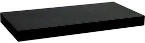 Raft de perete Stilist Volato, 30 cm, negru lucios