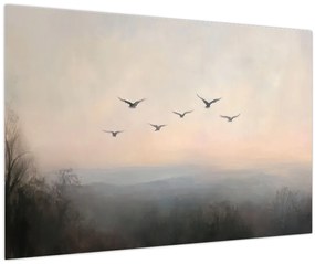 Tablou - Stol de păsări (90x60 cm)