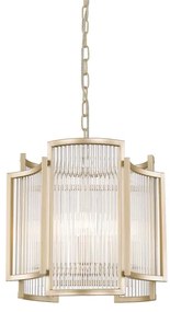 Lustră pe lanț Zuma Line P0528-03A-V6AC SERGIO 3xE14/60W/230V auriu