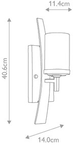 Aplică KYLE 1xE27/100W/230V Elstead QZ-KYLE1