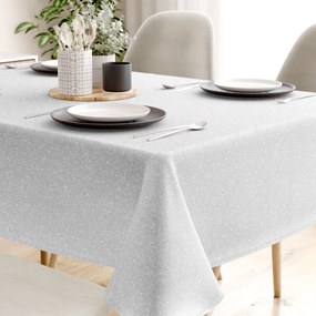 Goldea față de masă decorativă - argintiu sclipicioasă 80 x 80 cm