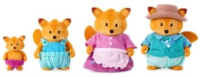 Set de figurine Li'l Woodzeez TIPPYTAIL familie de vulpi