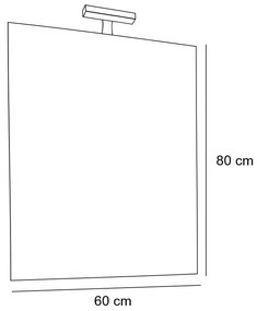 Mobilier complet de baie Porto Prime 60, alb