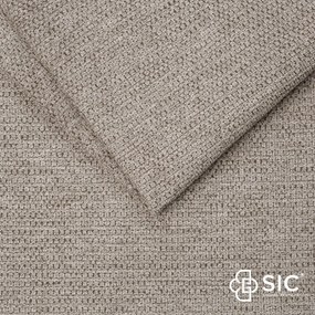 Pat matrimonial gri/maro tapițat fără somieră 180x200 cm Smart – Meise Möbel