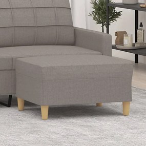 vidaXL Taburet, gri taupe, 70x55x41 cm, material textil