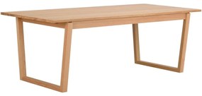 Masă pliantă în decor de stejar Rowico Colonsay, 215 x 96 cm