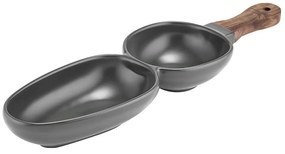 Set de servire gri antracit din porțelan Essentials – Ladelle