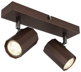 Aplica, Plafoniera cu 2 Spoturi directionabile JAMES bronz