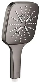 Para de dus Grohe Rainshower SmartActive 130 Cube 3 functii antracit lucios Hard Graphite