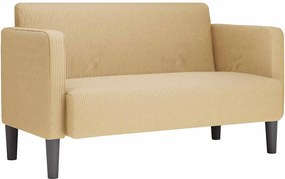 vidaXL Canapea lovesea gri-verzui 109 cm țesătură velur