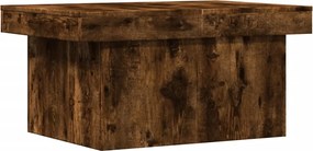 vidaXL Măsuță de cafea, stejar fumuriu, 100x55x40 cm, lemn prelucrat