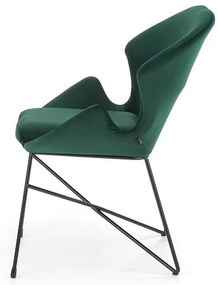Scaun K458 catifea Verde – H82 cm