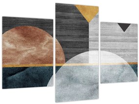 Tablou - Forme și texturi (90x60 cm)