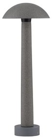 Stalp LED din ciment negru pentru exterior IP65 Tura H-55cm