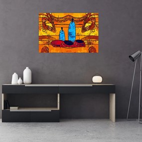 Tablou - Pictură străveche (90x60 cm)