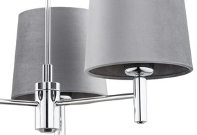 Candelabru modern design elegant BOLZANO 3L gri
