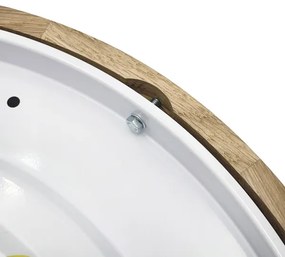 Brilagi - Plafonieră LED CARVALHO LED/36W/230V stejar Ø 37,5 cm