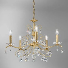 Kolarz 3234.85.3.KoT- Candelabru cristal CARMEN 5xE14/60W/230V aur 24K