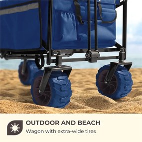 Easy Rider, cărucior de până la 70 kg, telescopic, pliabil, albastru